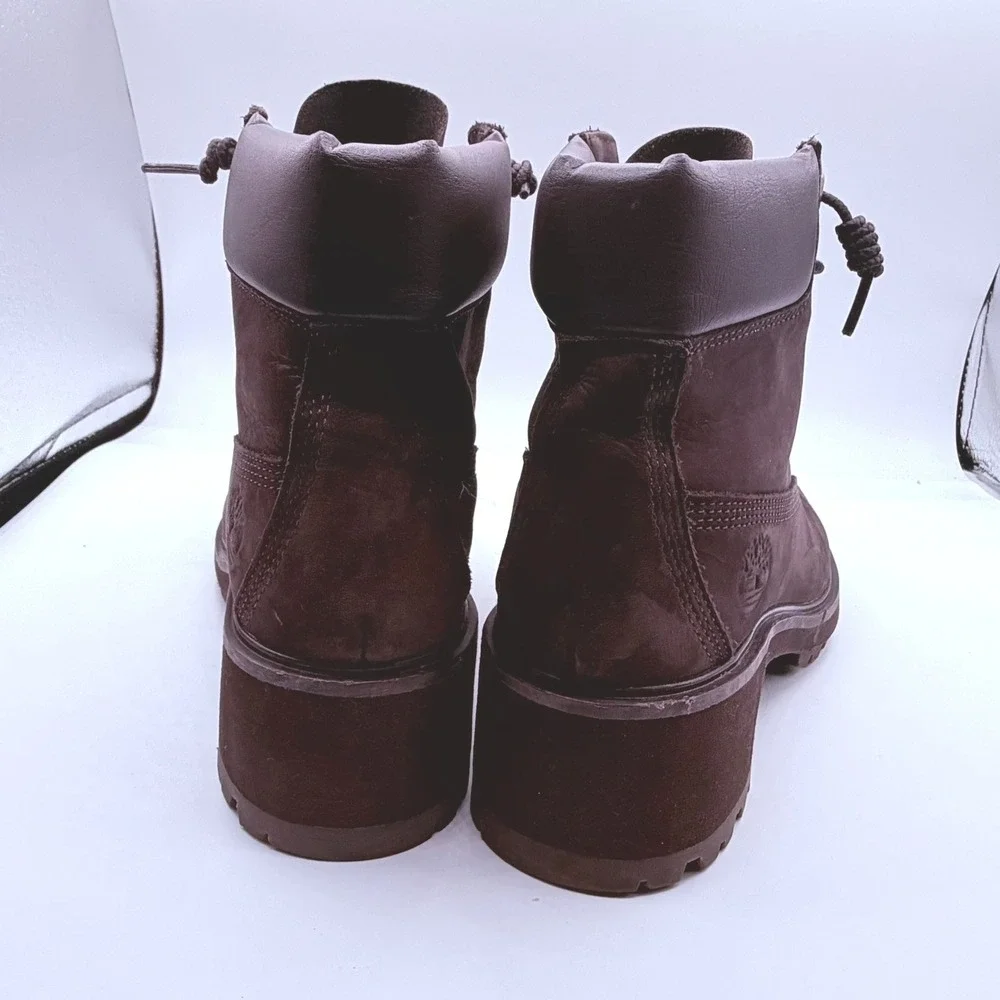Timberland Kinsley 6-Inch Boot Women 7 Brown A2DX2 Waterproof Nubuck